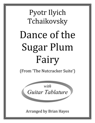 Book cover for Dance of the Sugar Plum Fairy (Pyotr Ilyich Tchaikovsky) (with Tablature)