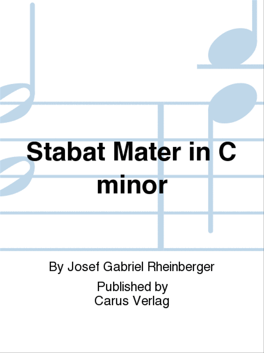 Stabat Mater in C minor Orchestra scores gallery preview page 1