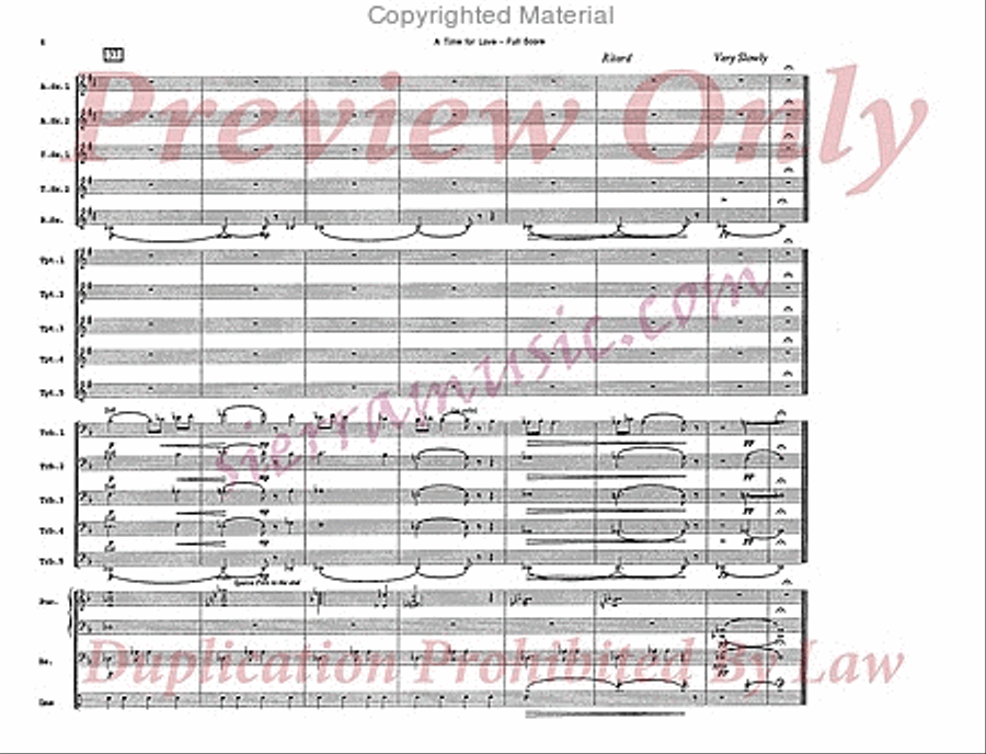 A Time For Love A Time For Love Jazz Ensemble scores gallery preview page 7