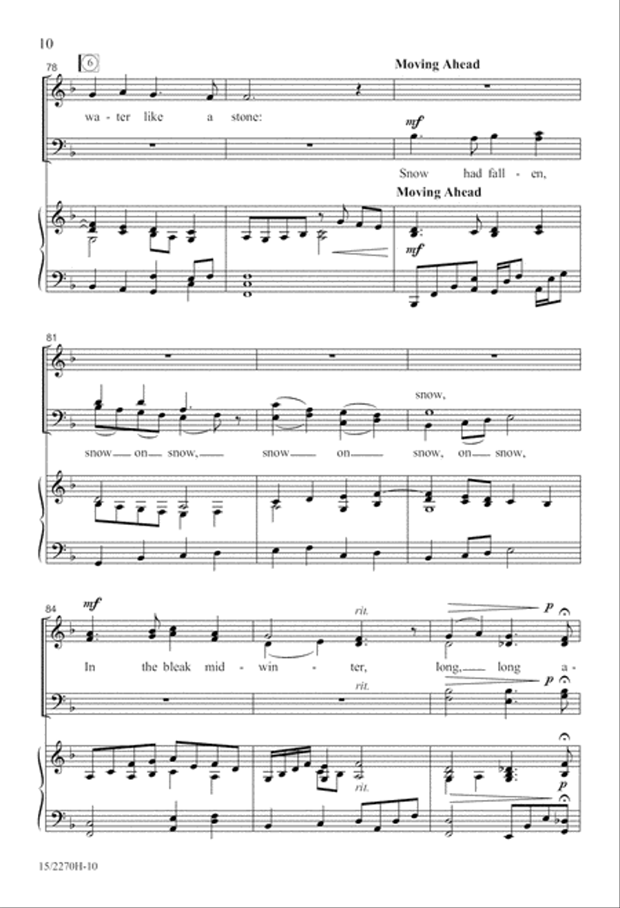 Here We Come A-Caroling! Here We Come A-Caroling! 4-Part scores gallery preview page 10