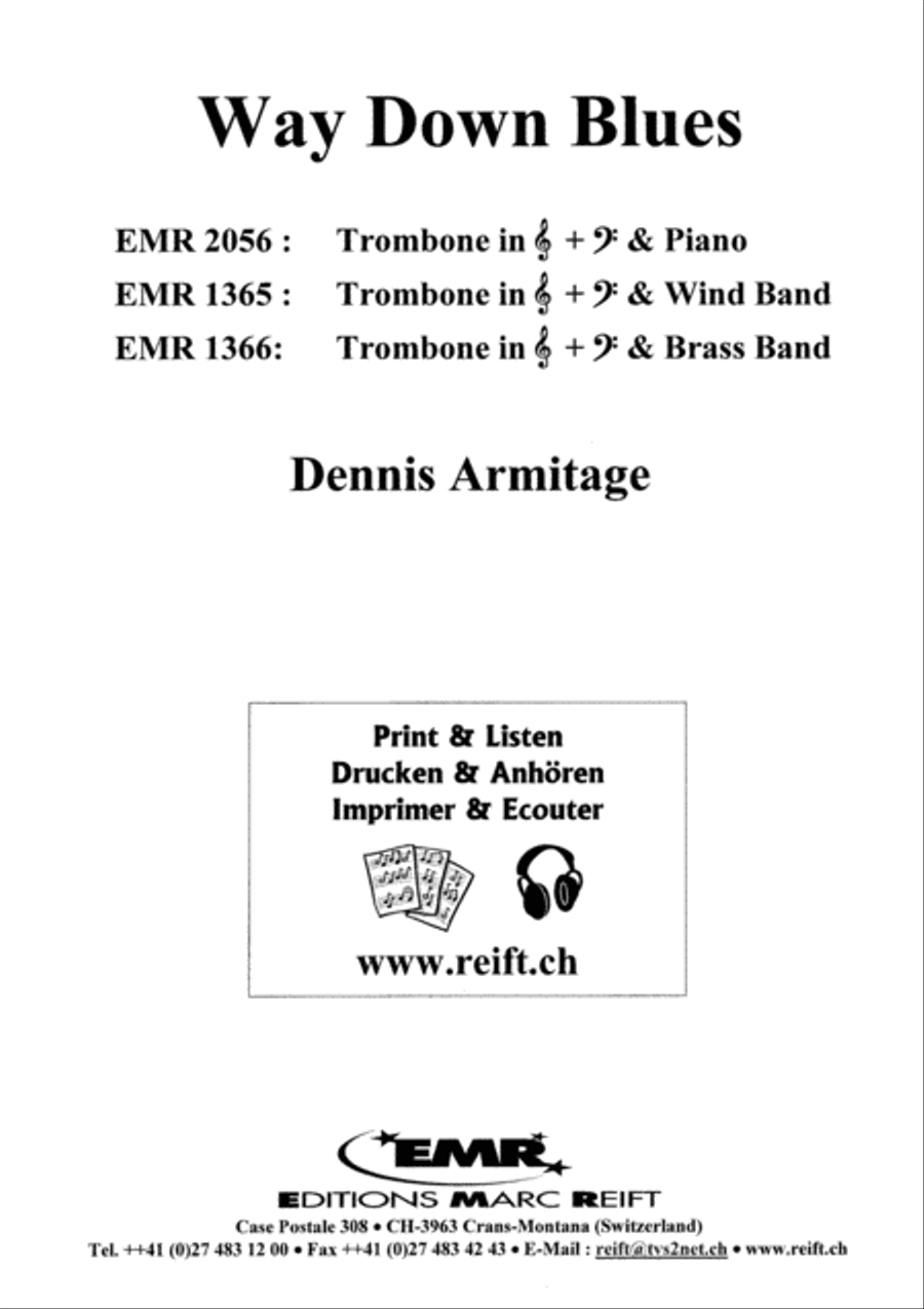 Way Down Blues Piano Accompaniment scores gallery preview page 2