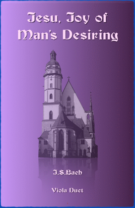 Jesu Joy of Man's Desiring, J S Bach, Viola Duet