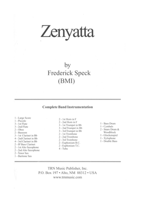 Zenyatta (large score)