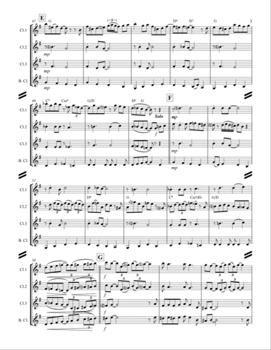 Sentimental Journey Sentimental Journey Woodwind Ensemble scores gallery preview page 4
