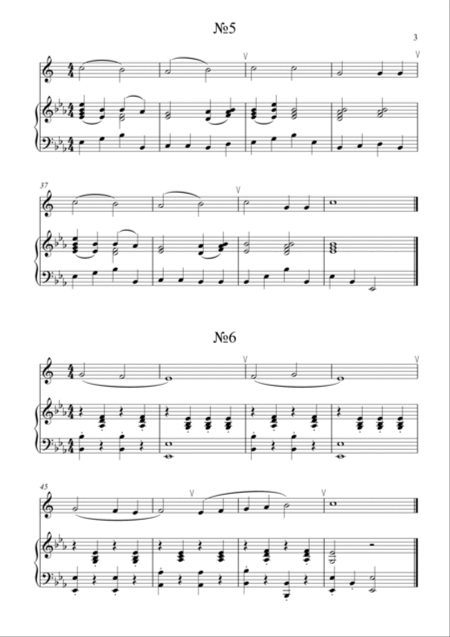 Saxophonises - very easy pieces-exercises Piano scores gallery preview page 3