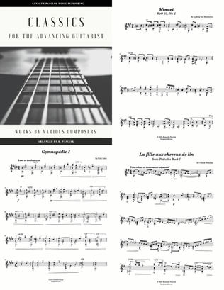Book cover for Classics for the Advancing Guitarist