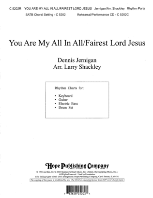Book cover for You Are My All in All/Fairest Lord Jesus
