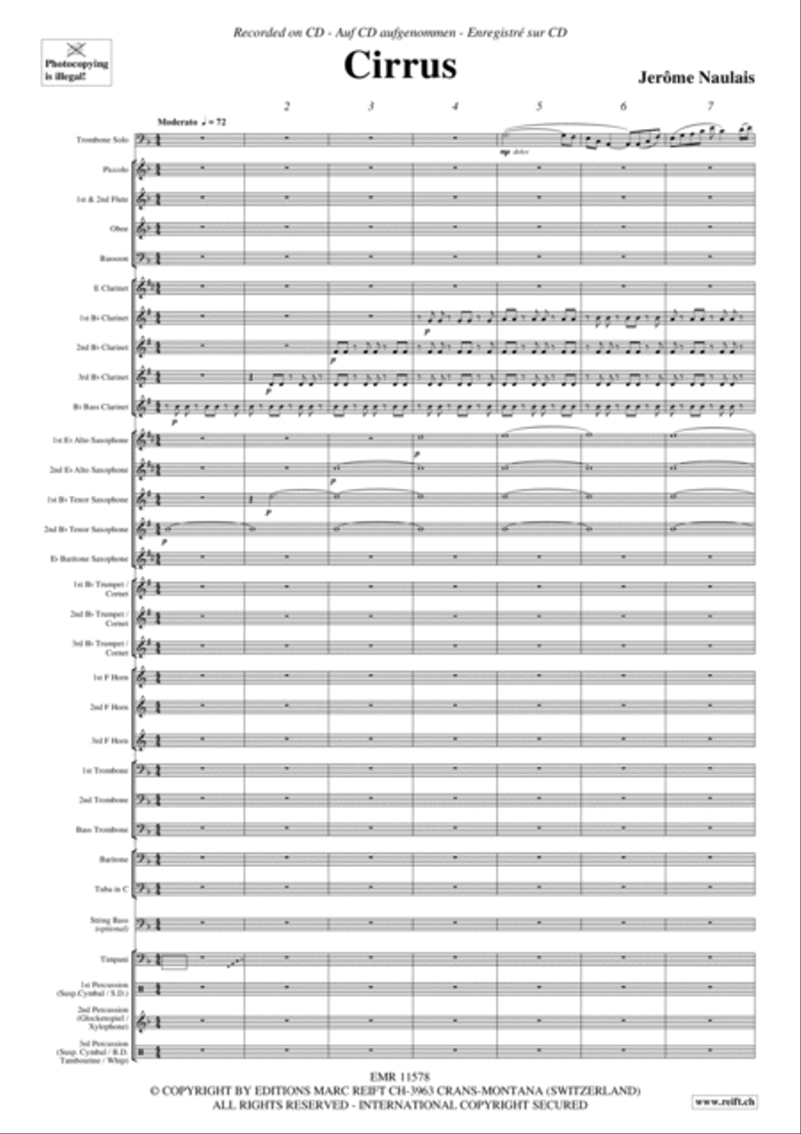 Cirrus Concert Band scores gallery preview page 3