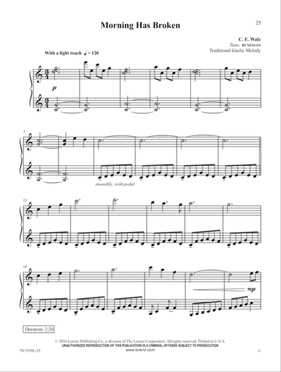 Lord of My Heart Piano Solo scores gallery preview page 18