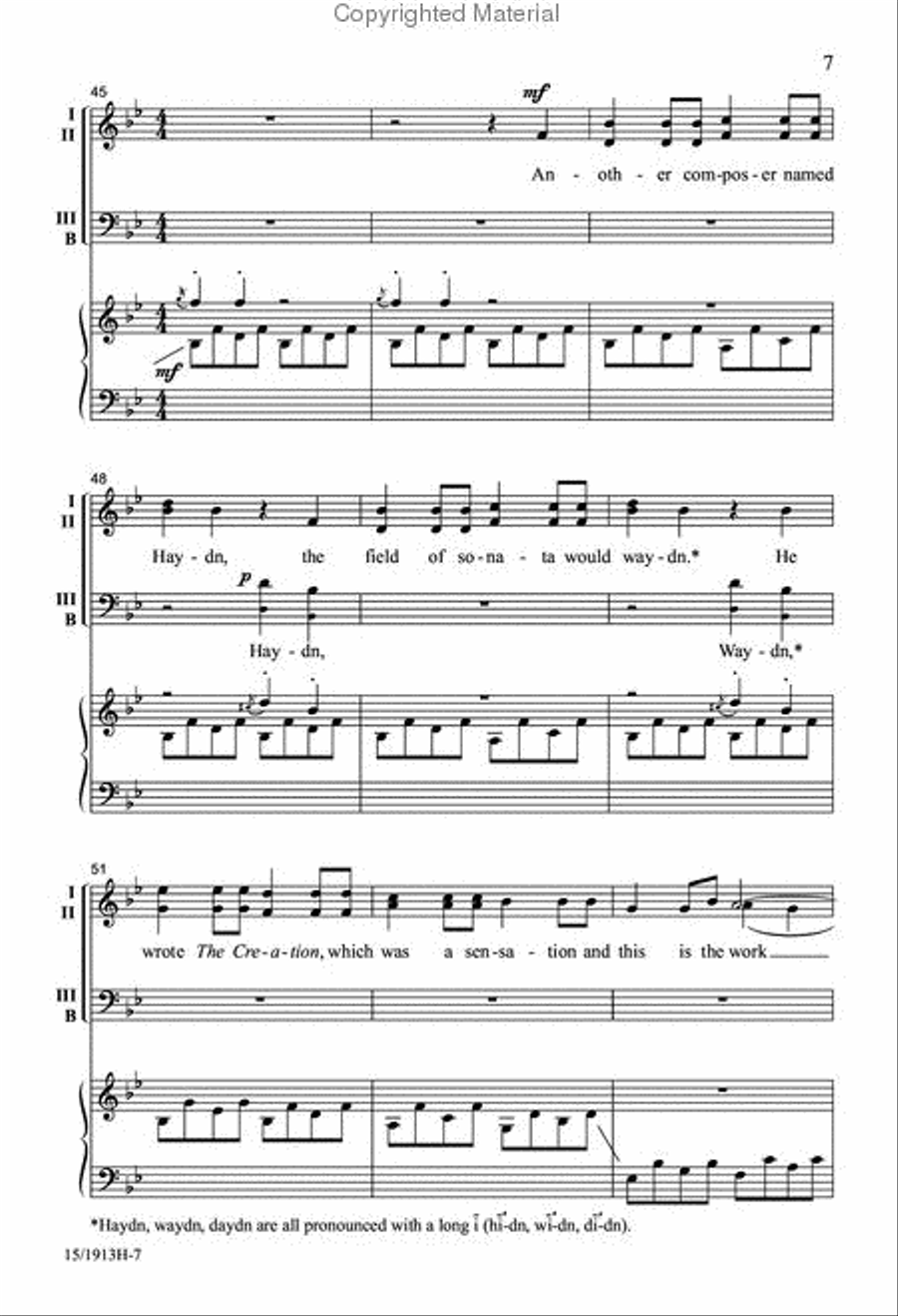 Spoof á la Classique 4-Part scores gallery preview page 7