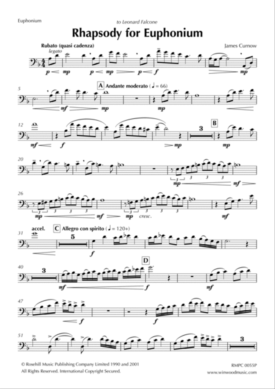 Rhapsody for Euphonium