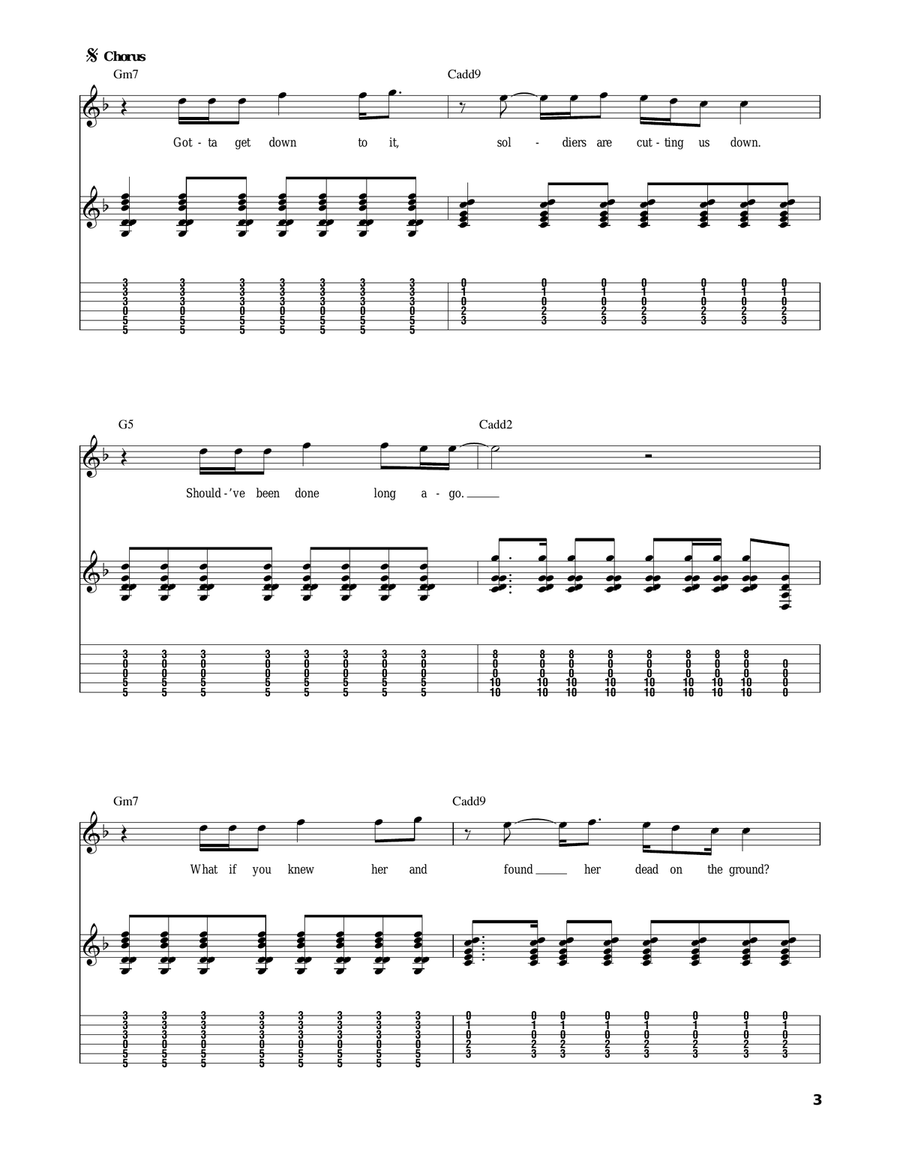 Ohio Acoustic Guitar scores gallery preview page 3