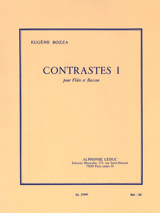 Contrastes I (flute & Bassoon)