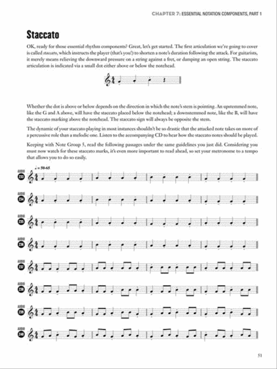 Guitarist's Guide to Music Reading Guitar scores gallery preview page 6