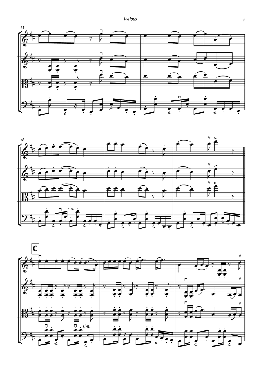 Jealous String Trio scores gallery preview page 3