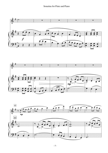 Sonatina for Flute and Piano image number null