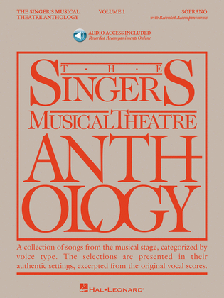 Book cover for Singer's Musical Theatre Anthology – Volume 1