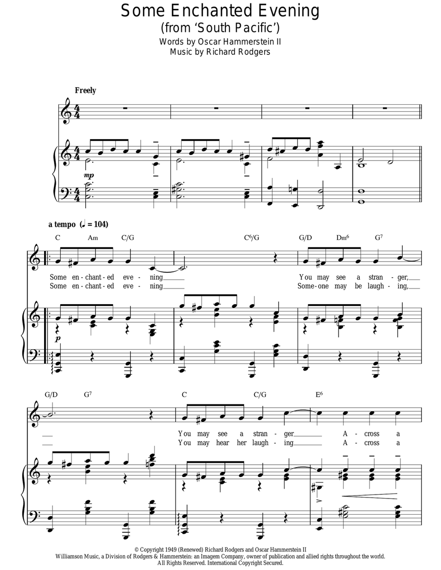 Some Enchanted Evening