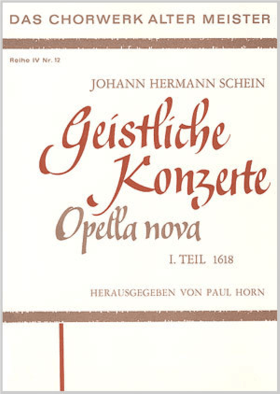 Opella Nova I. Teil 1618 Opella Nova I. Teil 1618 Collection / Songbook scores gallery preview page 1