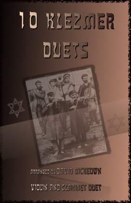 Book cover for 10 Klezmer Duets for Violin and Clarinet
