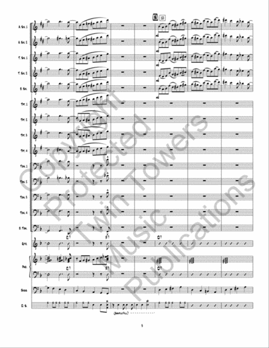 Sink Or Swim Sink Or Swim Jazz Ensemble scores gallery preview page 4