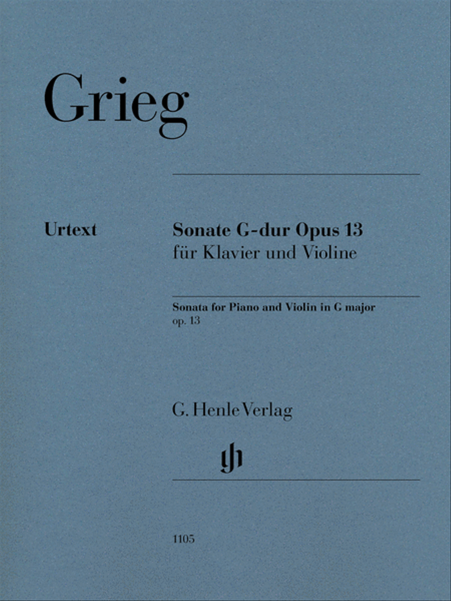 Violin Sonata in G Major, Op. 13 Violin Solo scores gallery preview page 1