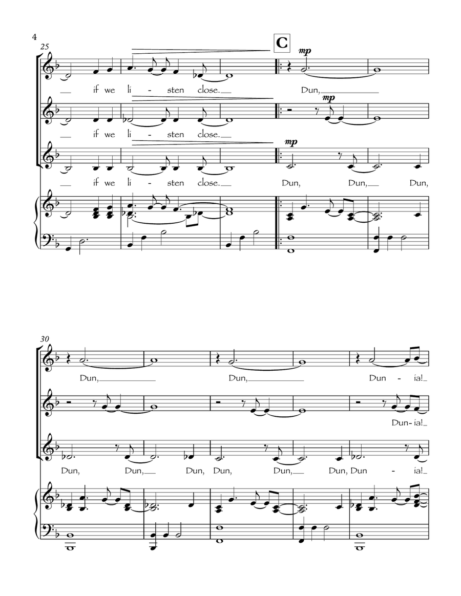 Uhuru! (SSA) SSA scores gallery preview page 4