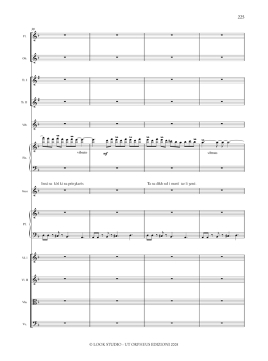 Romanó Drom (Romany Caravan) for Accordion, Voice and Orchestra Orchestra scores gallery preview page 68