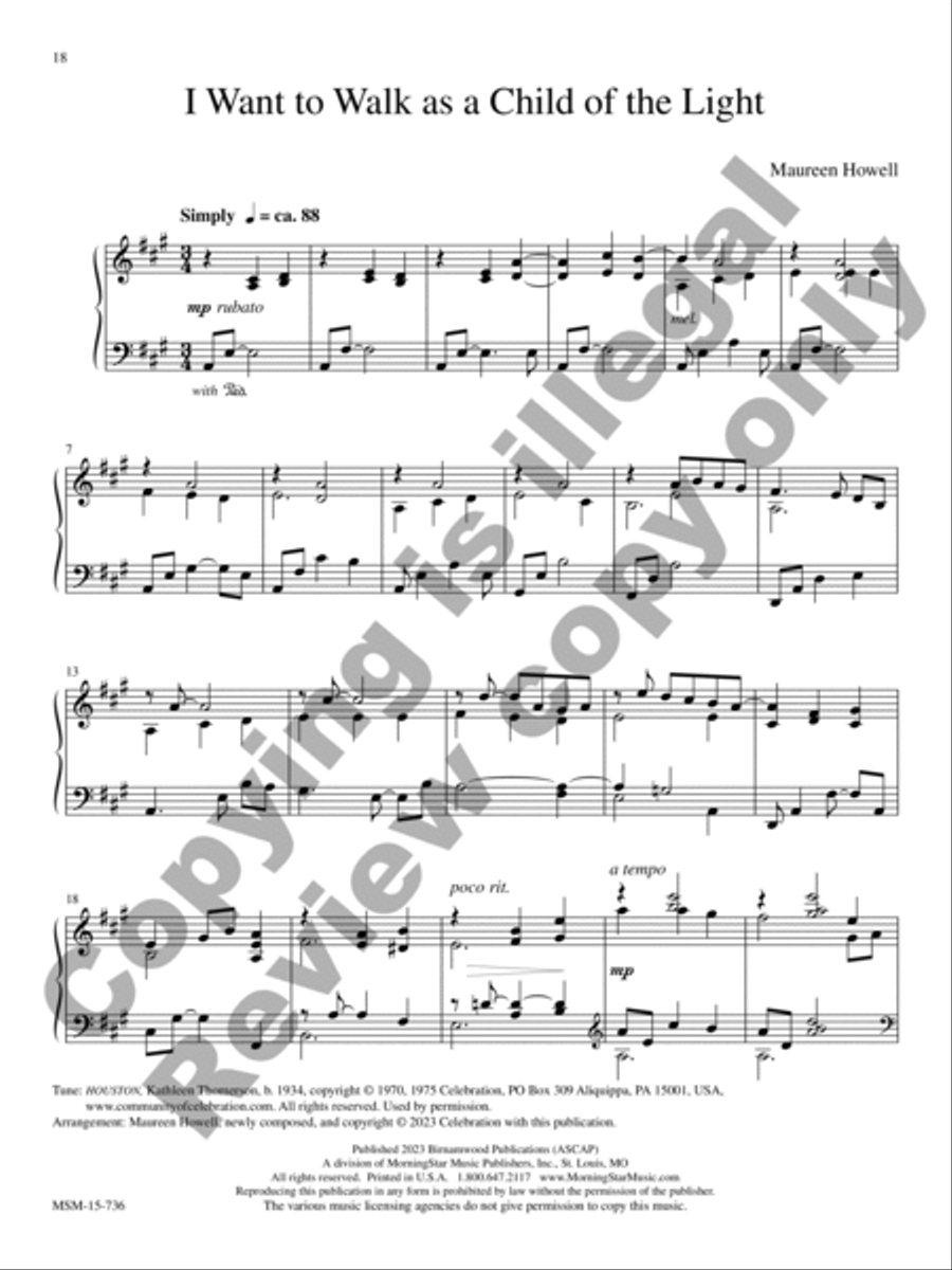 Gather Us In Gather Us In Piano Solo scores gallery preview page 8