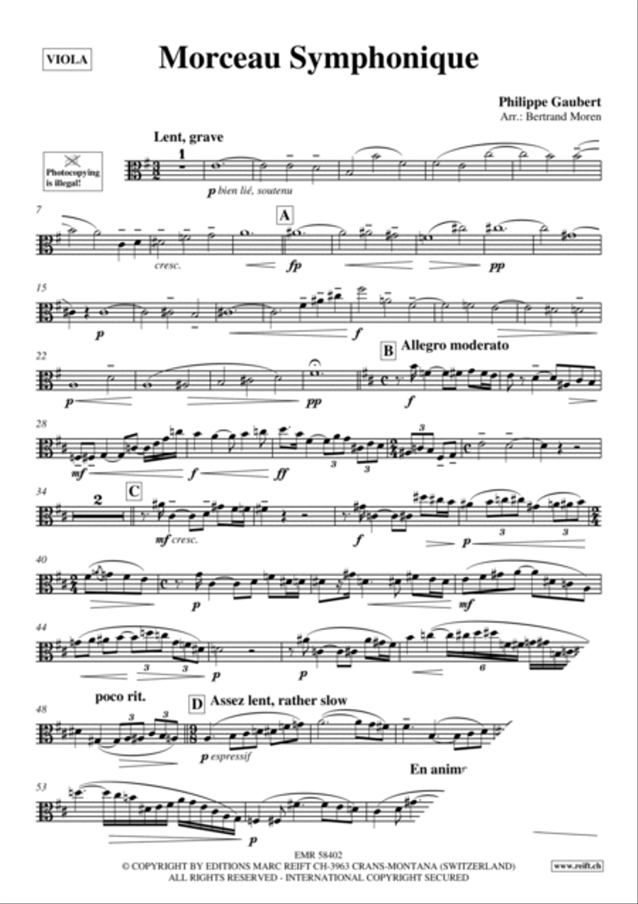 Morceau Symphonique Piano Accompaniment scores gallery preview page 3