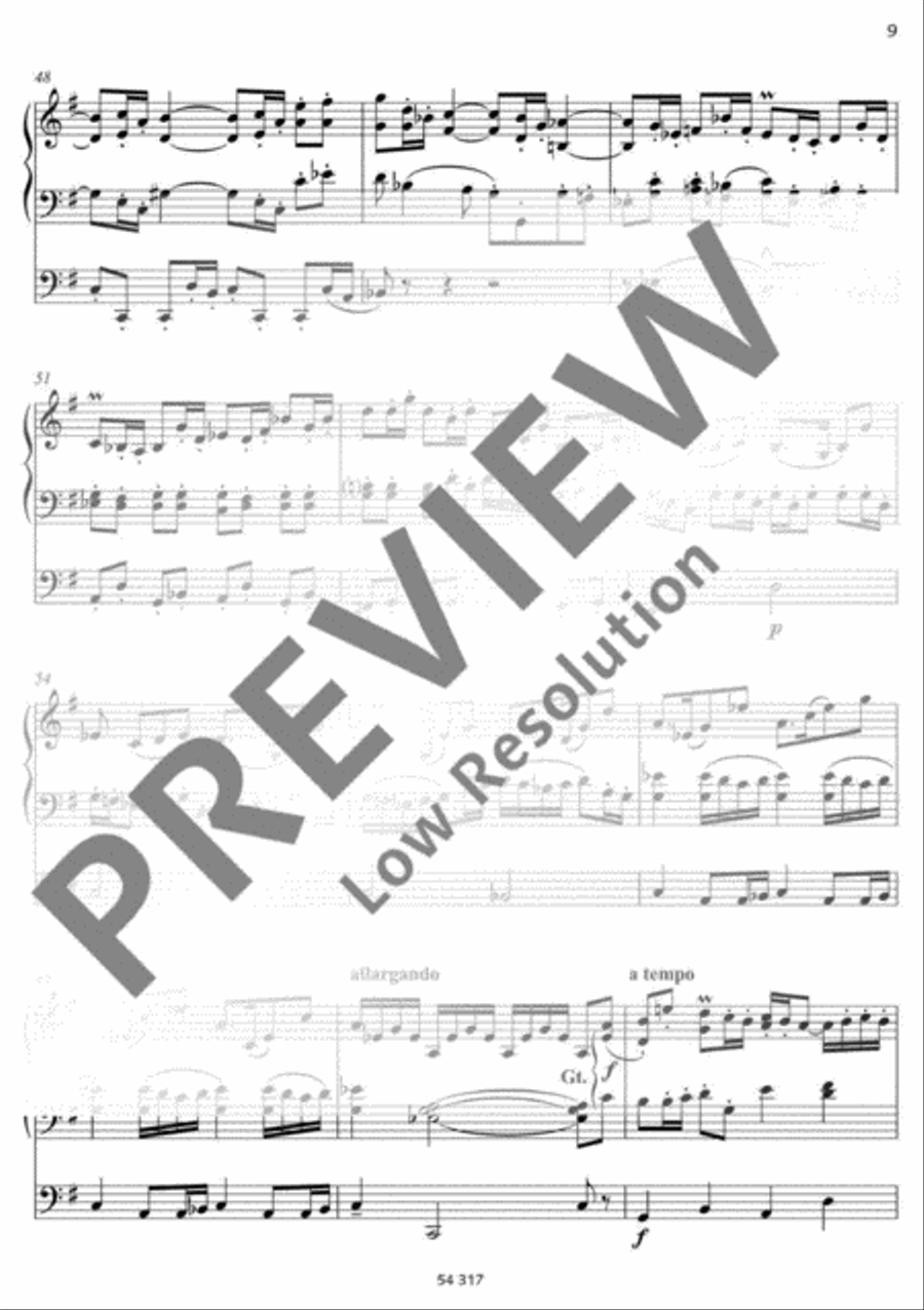 An English Suite Organ scores gallery preview page 10