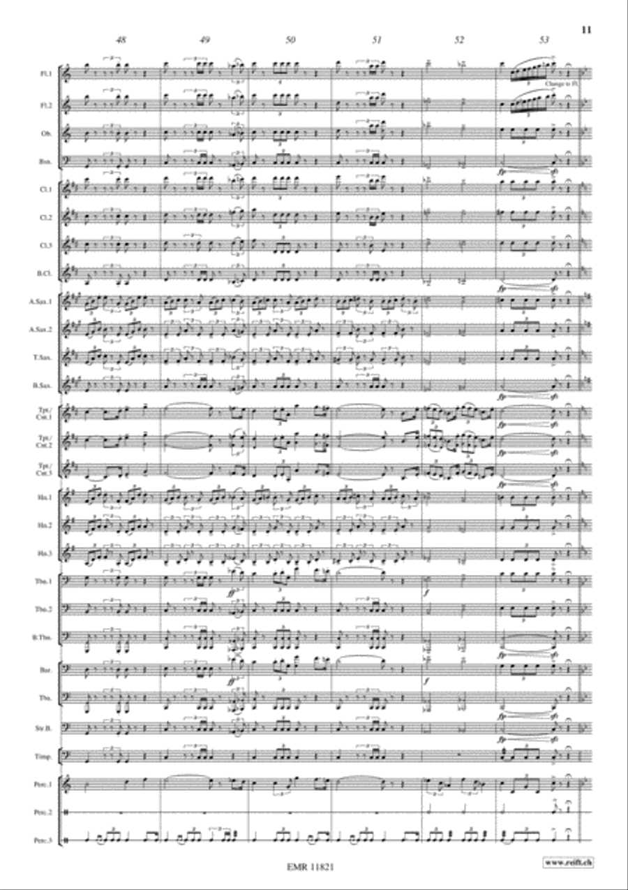 King Solomon's Mines Concert Band scores gallery preview page 12