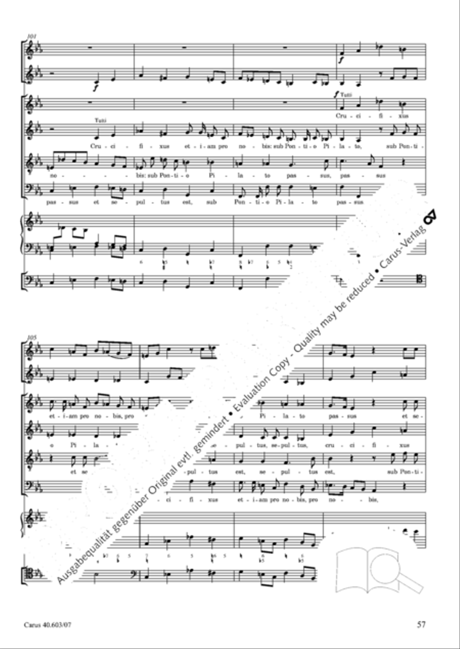 Grosse Orgelsolomesse in Es 4-Part scores gallery preview page 70