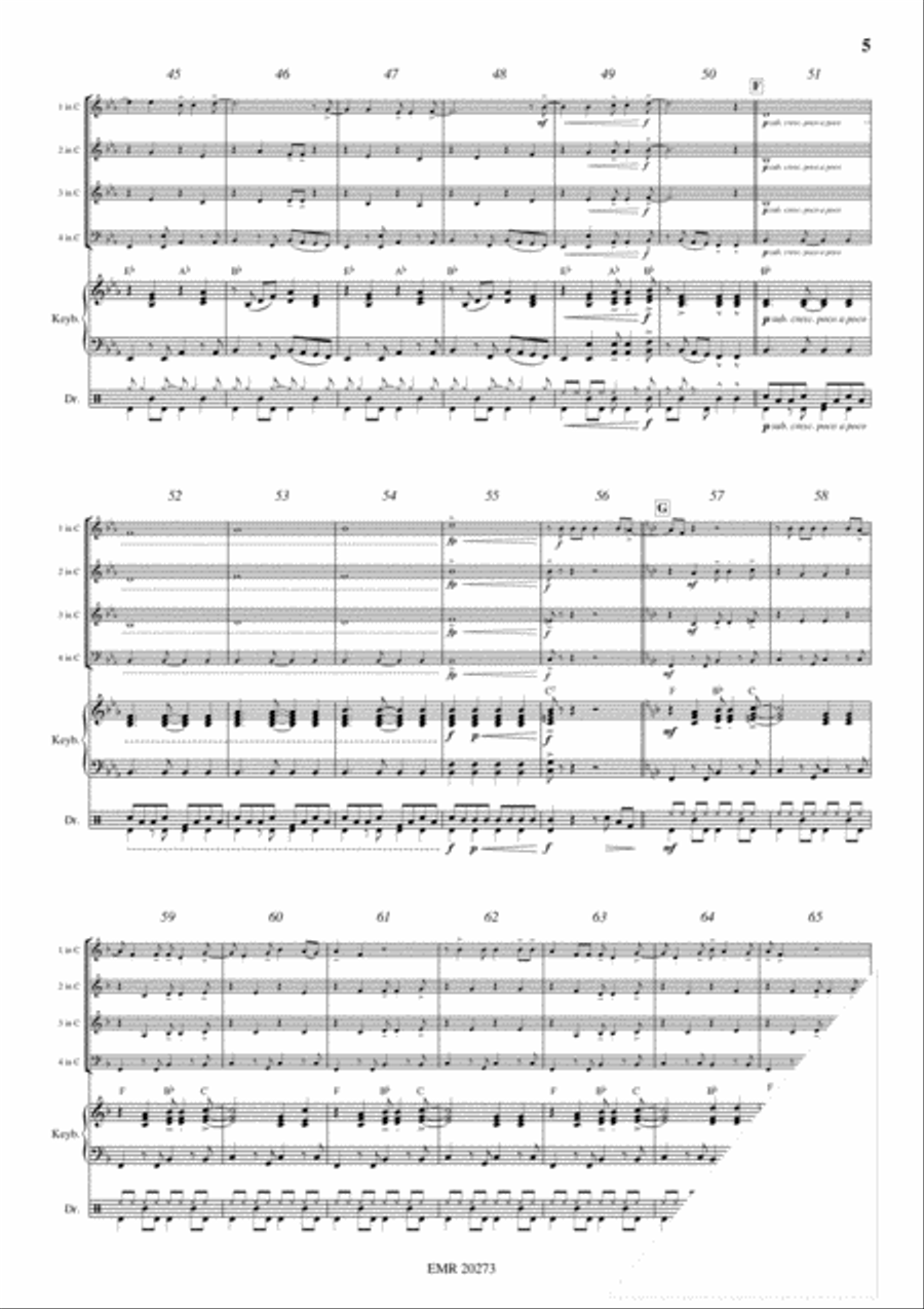 La Bamba Concert Band scores gallery preview page 5