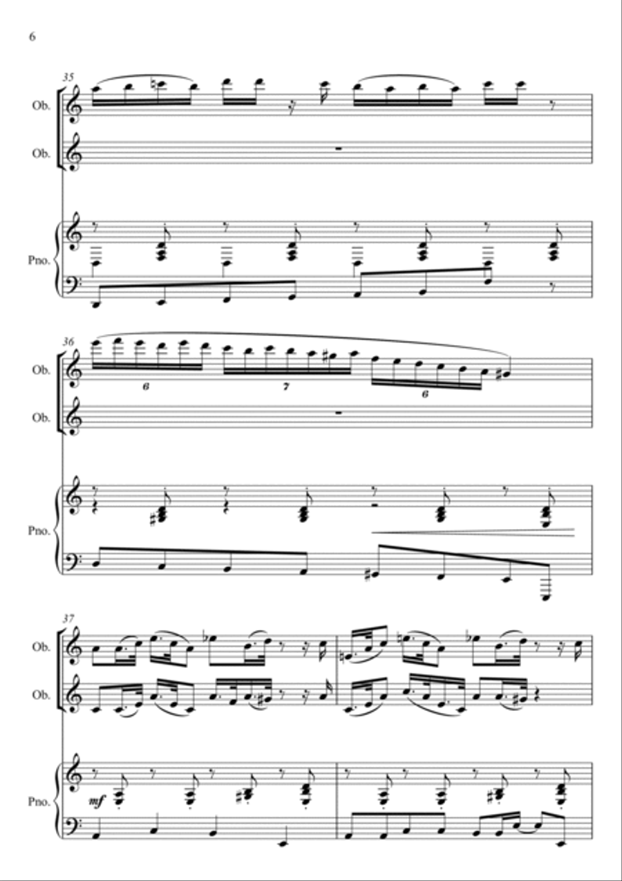 Jazz in Paris Woodwind Duet scores gallery preview page 6
