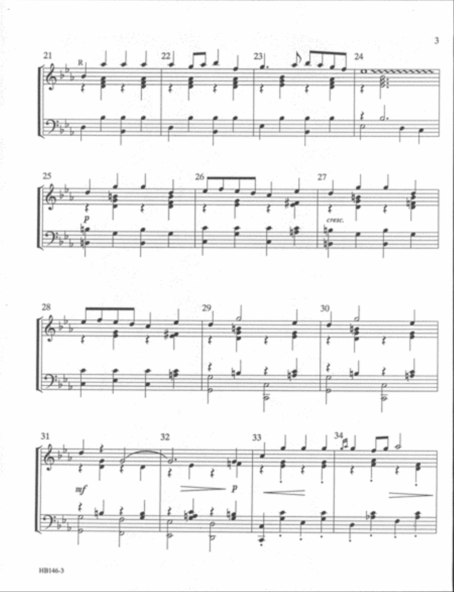 La Cinquantaine (The Golden Wedding) 5-Octaves scores gallery preview page 4