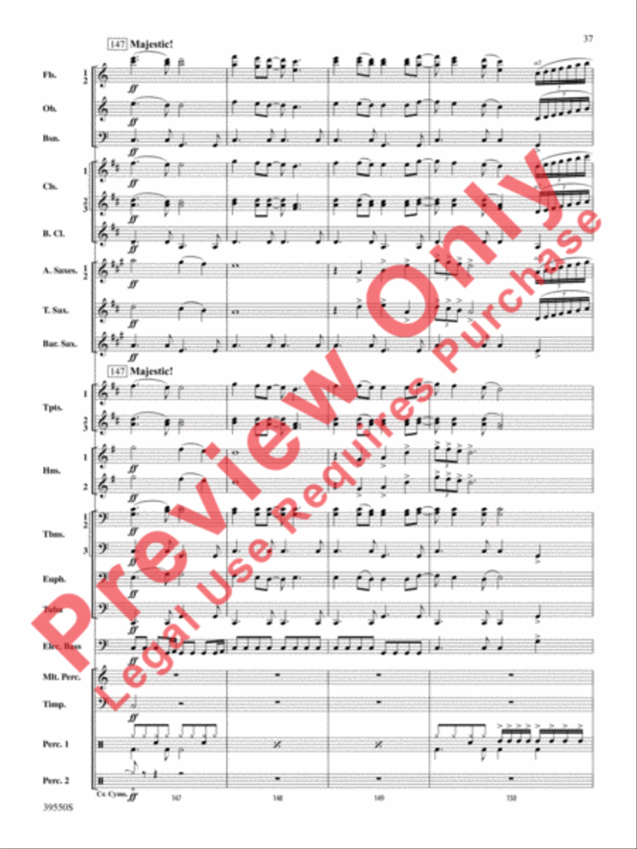The Rolling Stones on Tour Concert Band scores gallery preview page 38