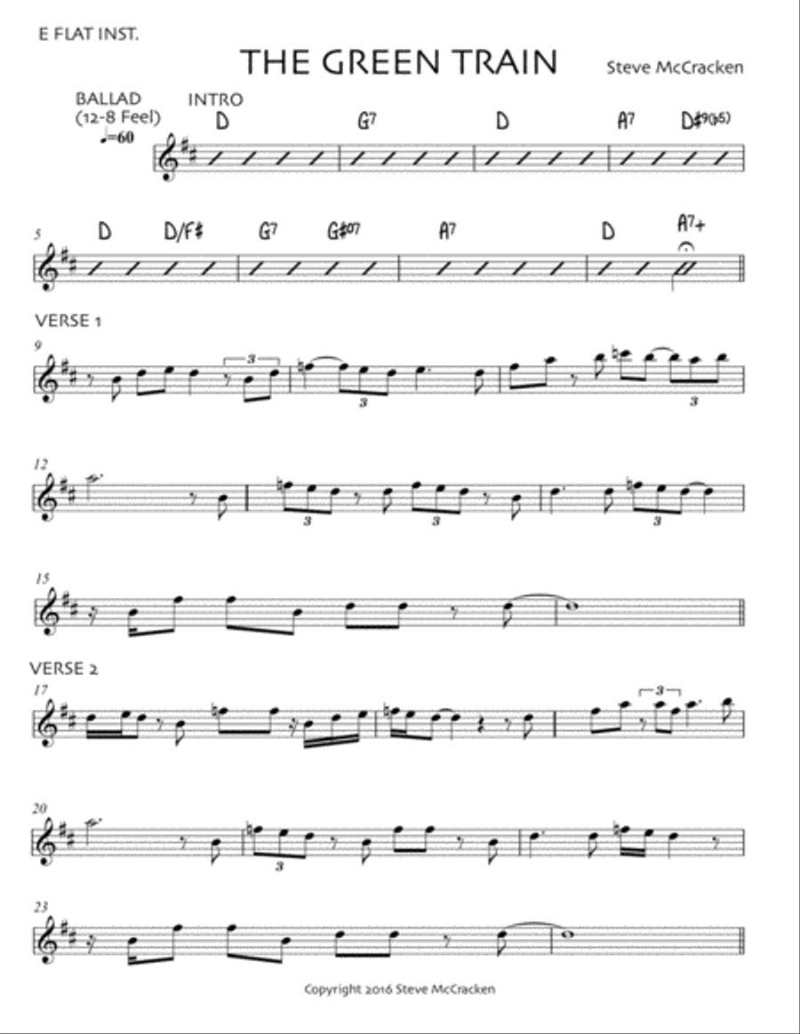 The Green Train Jazz Ensemble scores gallery preview page 5