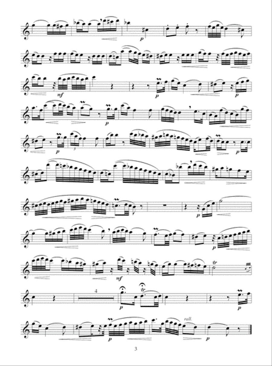 Solo Pieces for the Advanced Treble/Alto Recorder Alto Recorder scores gallery preview page 4