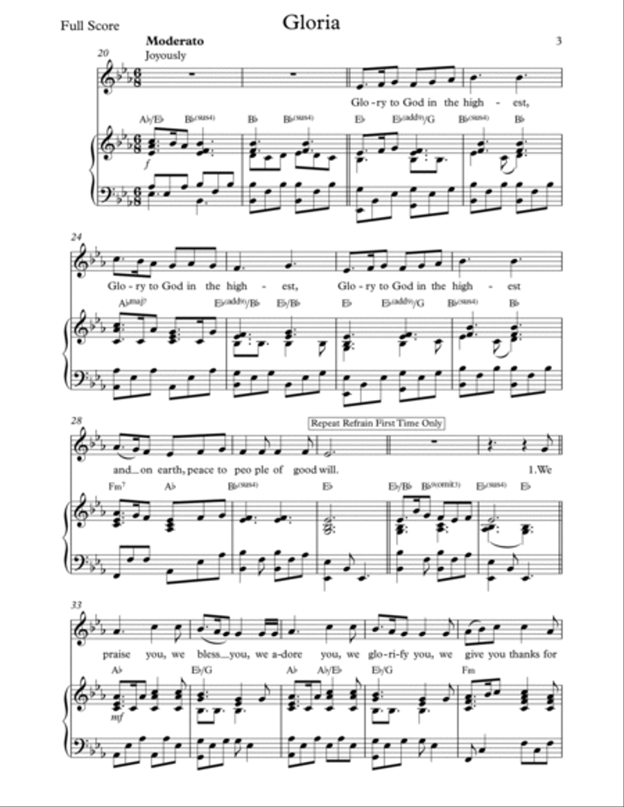 Mass of Discipleship Mass of Discipleship Unison Choir scores gallery preview page 5