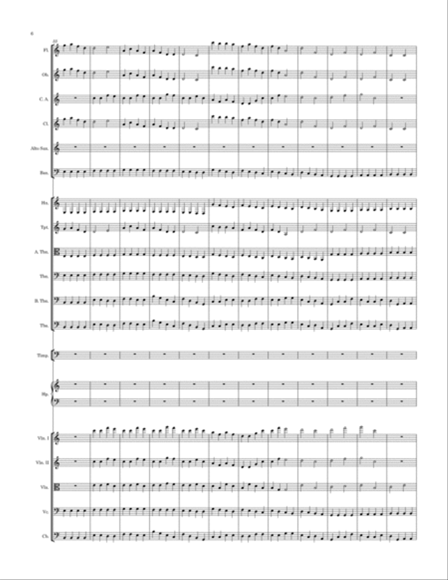 SNOWFALL Full Orchestra scores gallery preview page 6