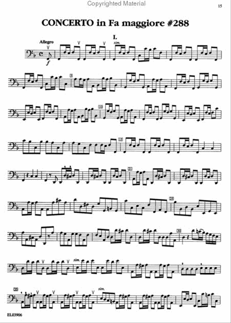 The Best of Antonio Vivaldi Concertos (For String Orchestra or String Quartet), Volume 1 String Orchestra scores gallery preview page 3