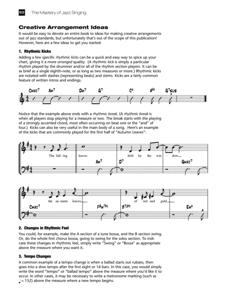 The Jazz Singer's Handbook image number null