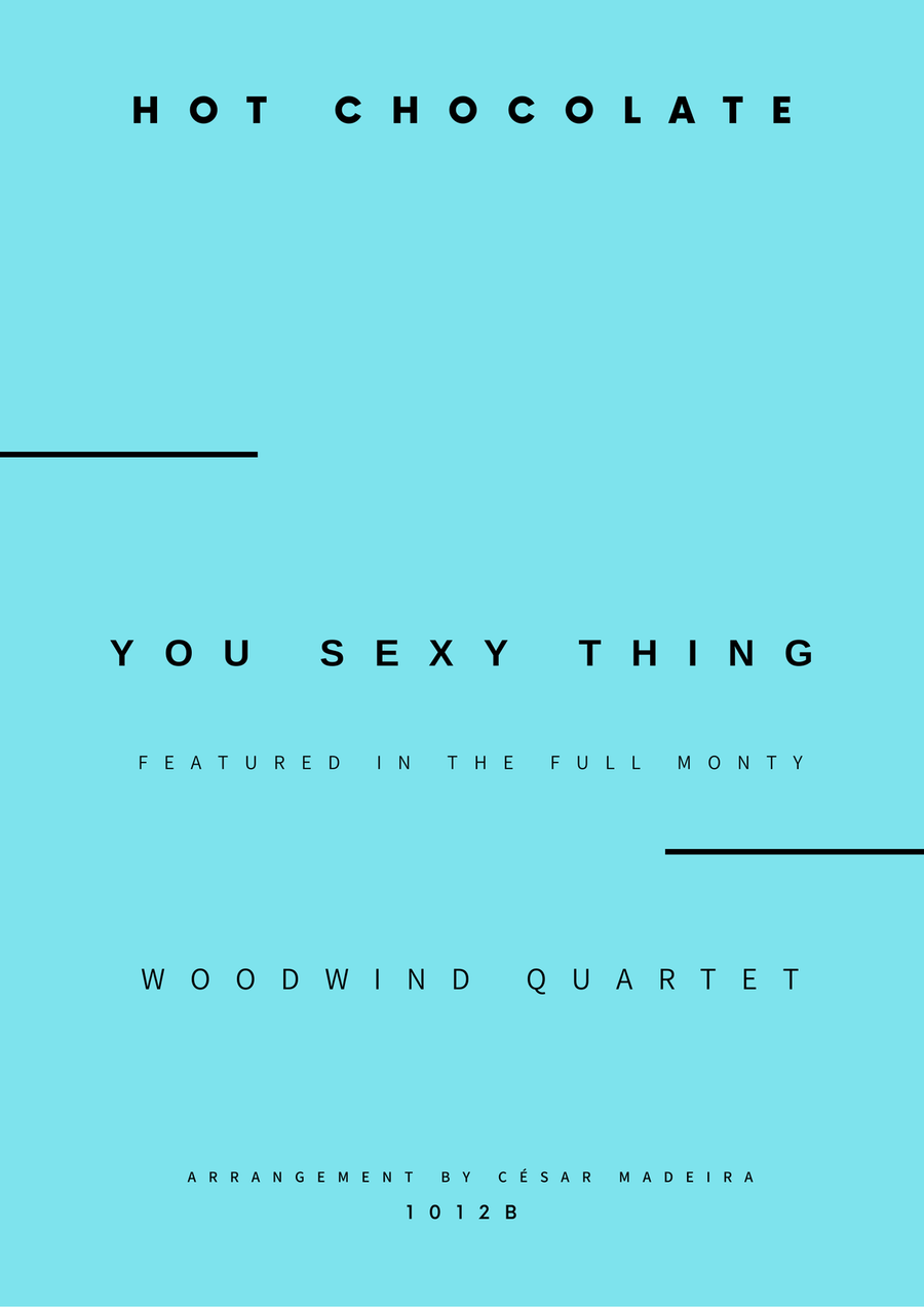 You Sexy Thing You Sexy Thing Woodwind Quartet scores gallery preview page 1