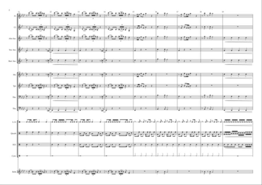 Soy Yo Marching Band scores gallery preview page 2