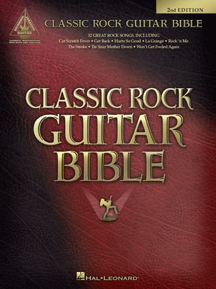 Book cover for Classic Rock Guitar Bible – 2nd Edition