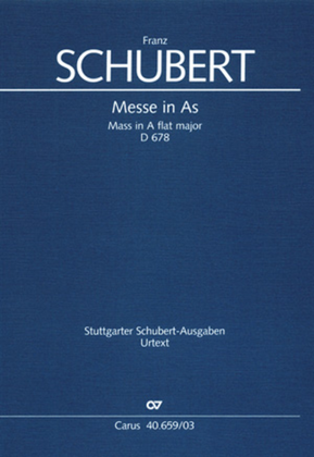 Mass in A flat major (Messe in As)