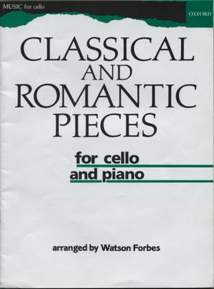 Book cover for Classical and Romantic Pieces for Cello
