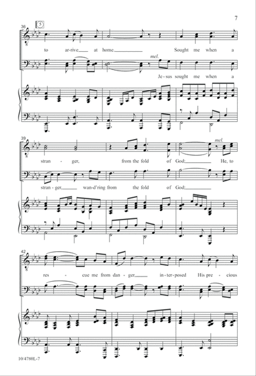 Tune Our Hearts to Sing TTBB scores gallery preview page 7