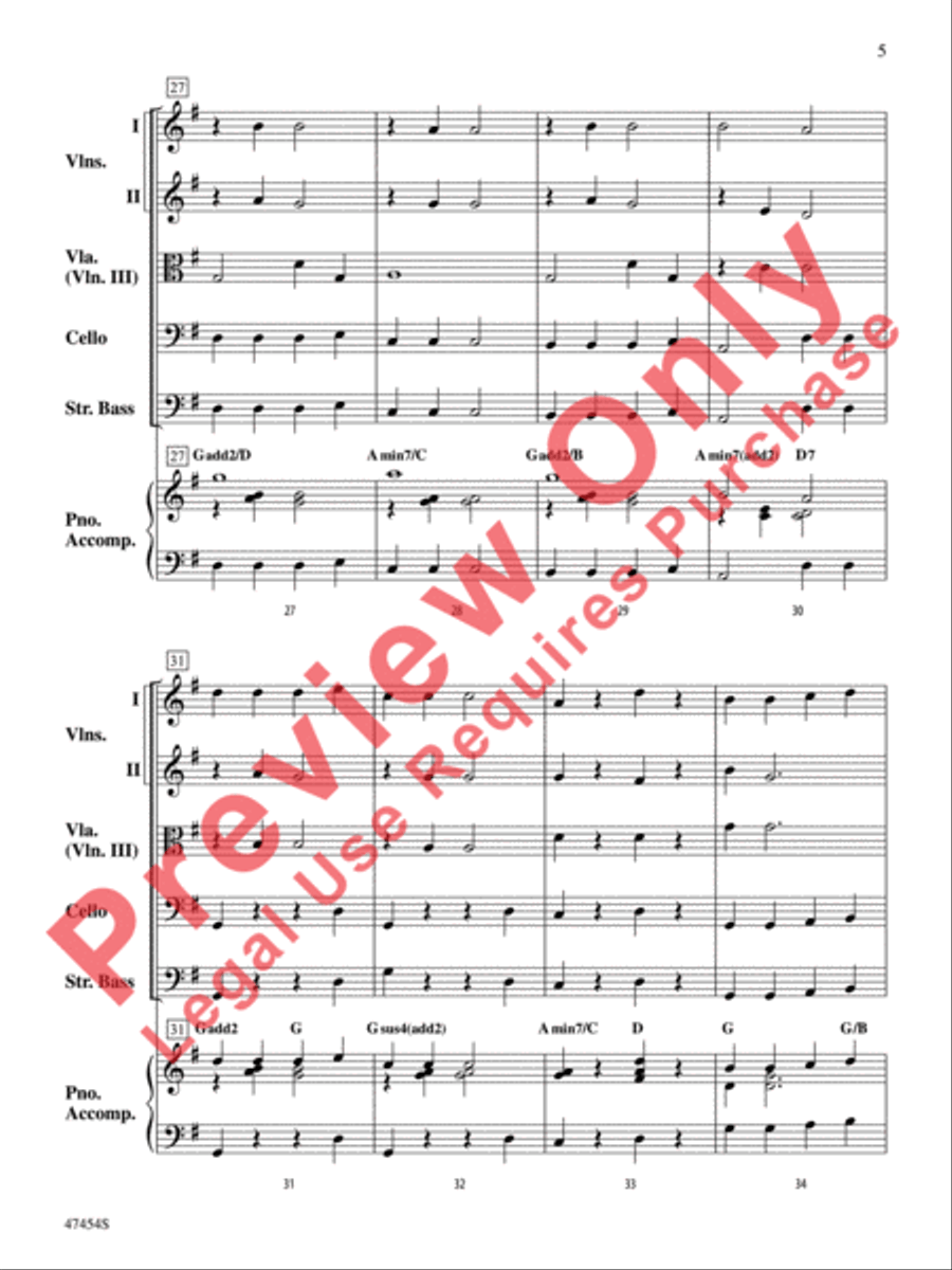 Just Add Music String Orchestra scores gallery preview page 6
